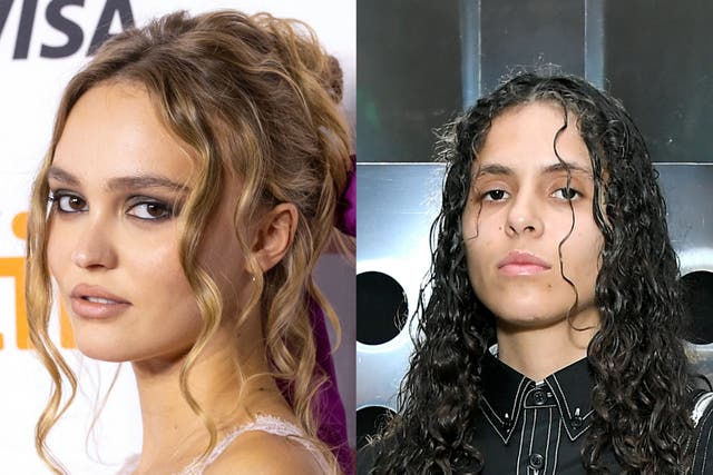 <p>Lily-Rose Depp and 070 Shake</p>
