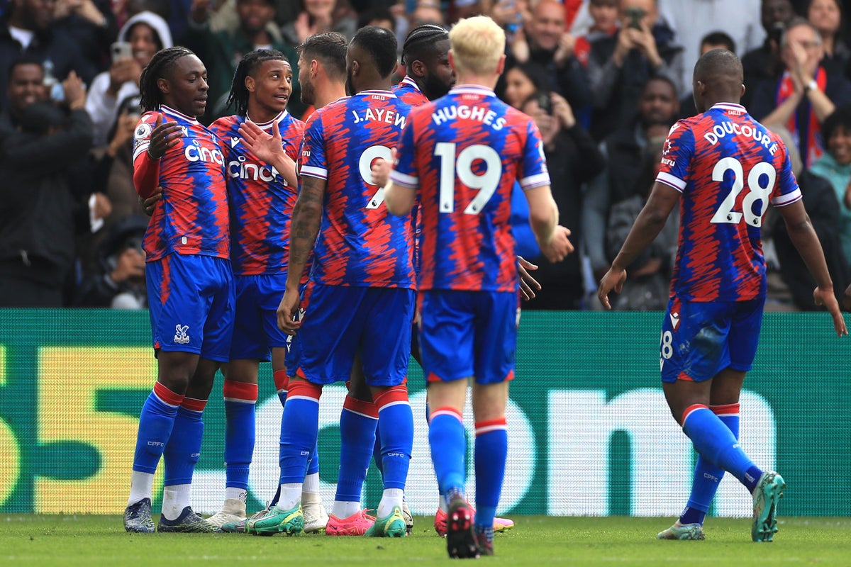 Eberechi Eze double secures win for Crystal Palace against Bournemouth