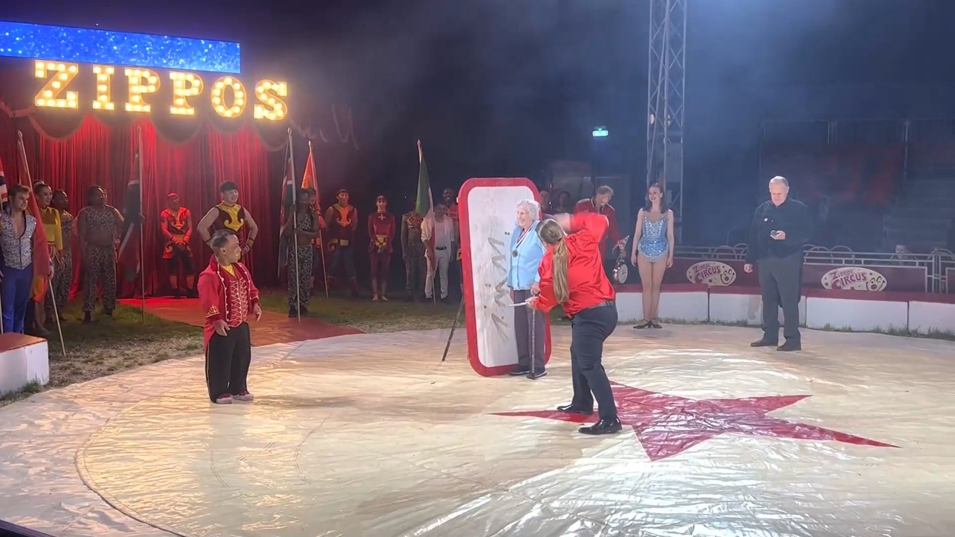 Woman, 99, achieves dream of being knife-throwers target at circus Lifestyle Independent TV
