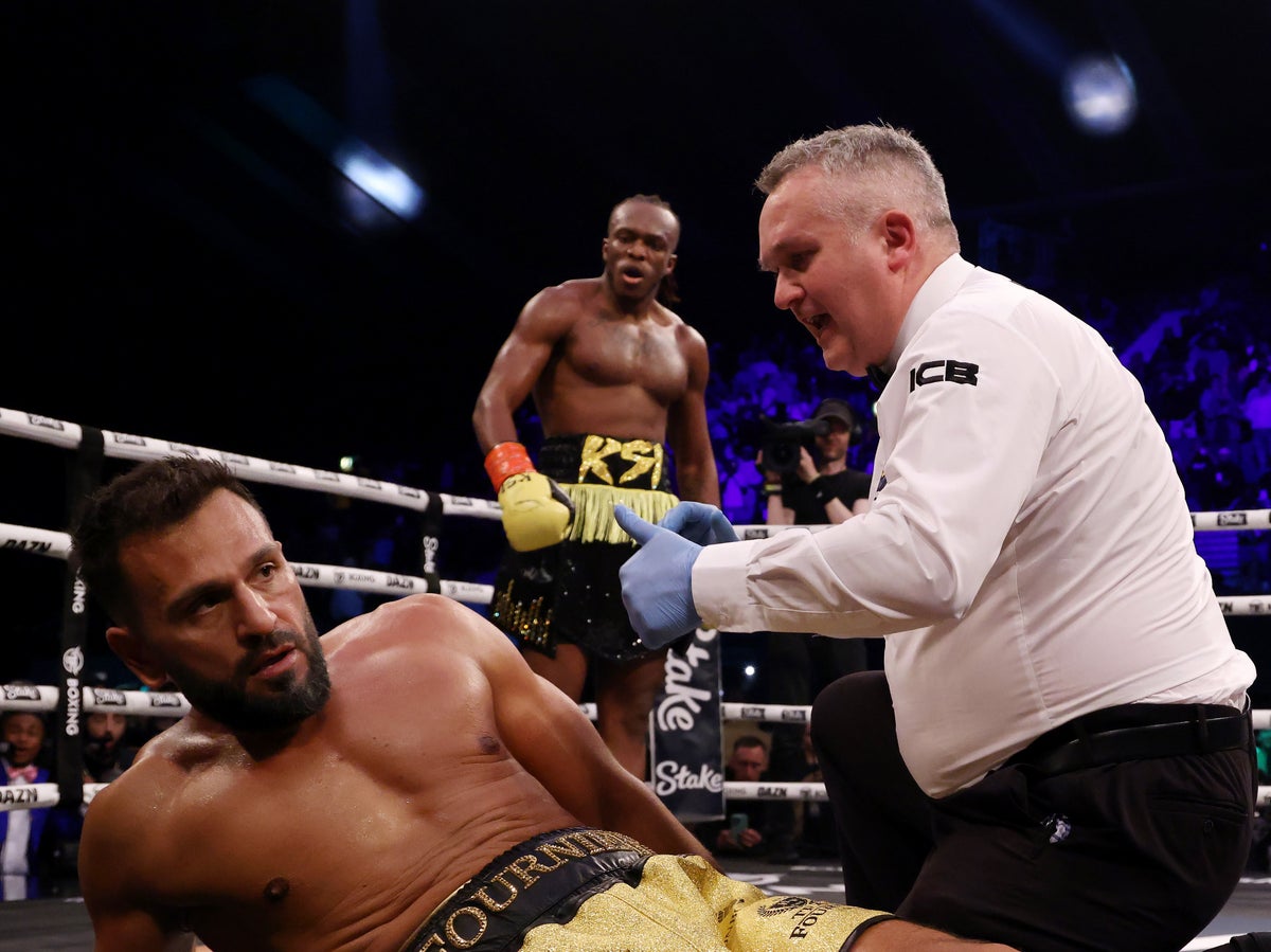 KSI ‘cheated’ with elbow knockout, says opponent Joe Fournier