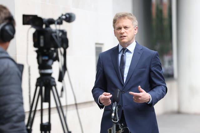 Grant Shapps said he is ‘rather proud of our record’ on migration to the UK (Belinda Jiao/PA)