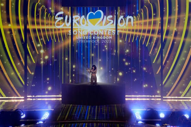 APTOPIX Britain Eurovision Song Contest Grand Final