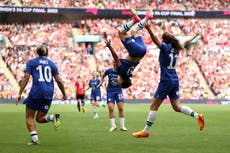 Women’s FA Cup final LIVE: Chelsea vs Manchester United result and reaction as Sam Kerr scores winning goal