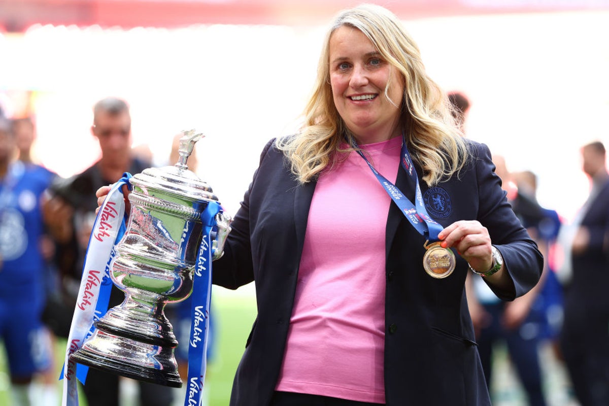 Emma Hayes dedicates Women’s FA Cup win to Chelsea’s owners after difficult season