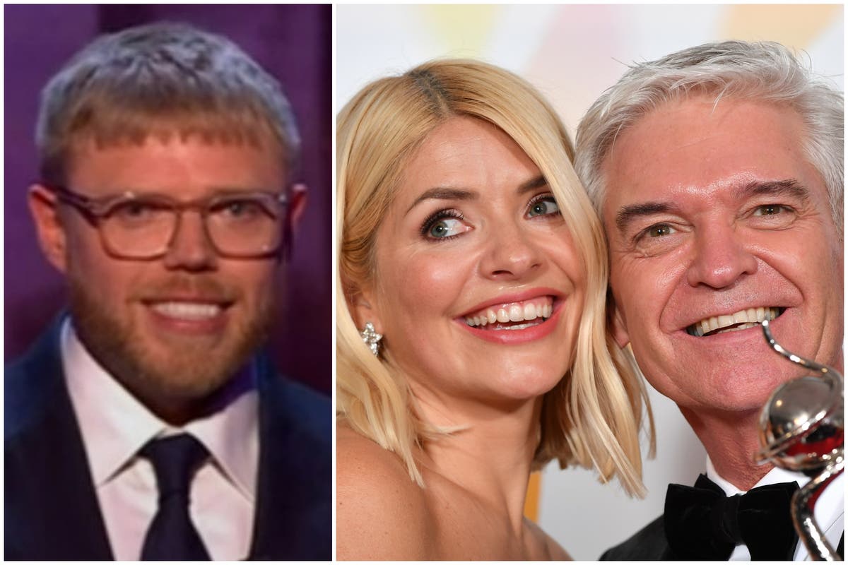 Rob Beckett makes savage Holly and Phil joke at Bafta TV awards