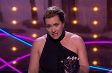 Kate Winslet cries as she dedicates Bafta award to daughter