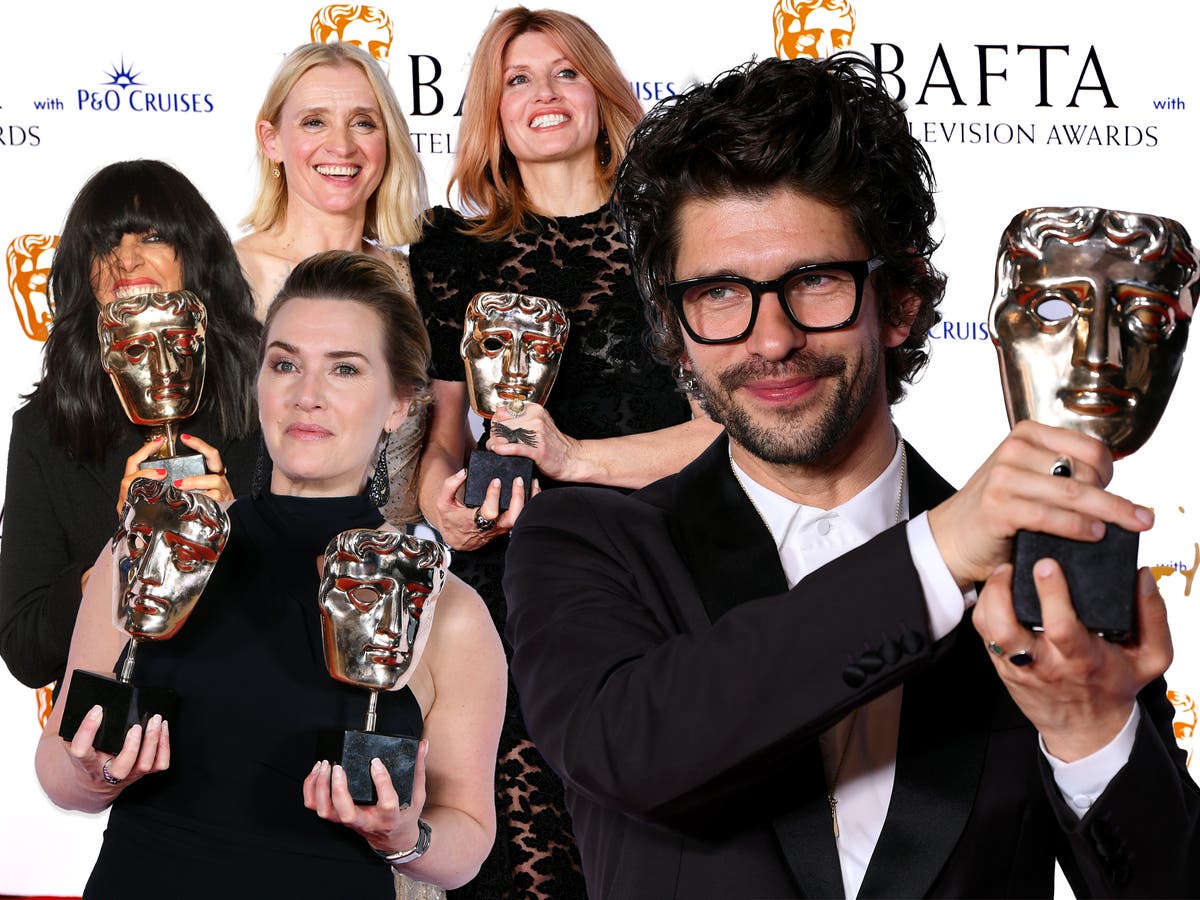 Bafta TV awards see Irish stars win big on night of impartiality jokes and tears