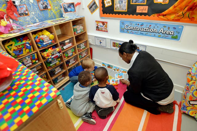 Talking to toddlers helps shape their developing brain, scientists have found (John Stillwell/PA)