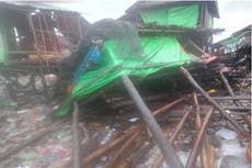 Powerful Cyclone Mocha floods streets, cuts communications in western Myanmar, at least 3 killed