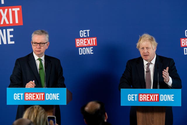<p>Boris Johnson and Michael Gove were allies over Brexit</p>