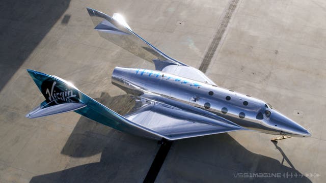 <p>Virgin Galactic’s VSS Imagine, which could give a hint into how suborbital aircraft look over the coming years</p>