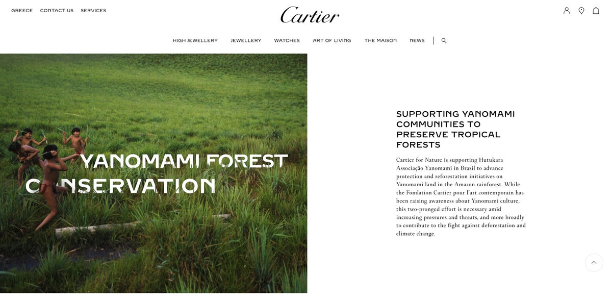 Cartier’s use of images of Amazon tribe prompts Indigenous advocates to allege hypocrisy