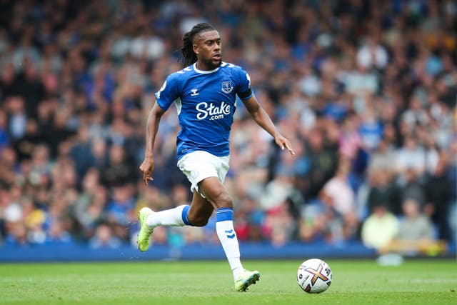 Alex Iwobi insists Everton are targeting maximum points from their final two matches to avoid relegation (Isaac Parkin/PA)