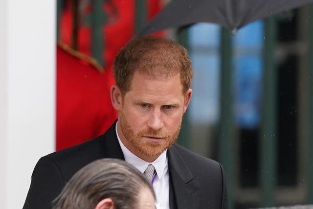 The Duke of Sussex is among those who have brought the legal action (Jacob King/PA)