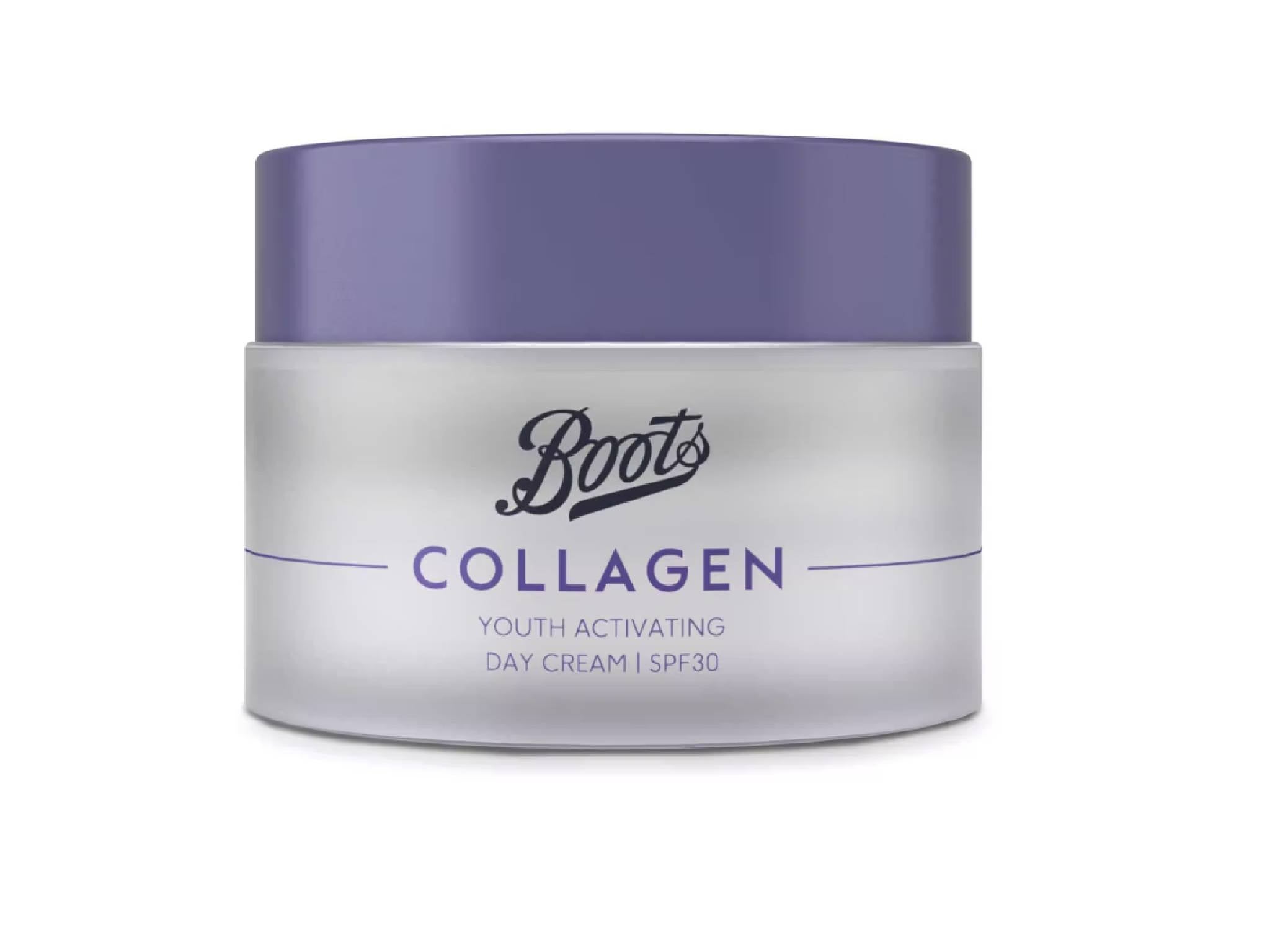 Boots collagen youth activating day cream SPF30