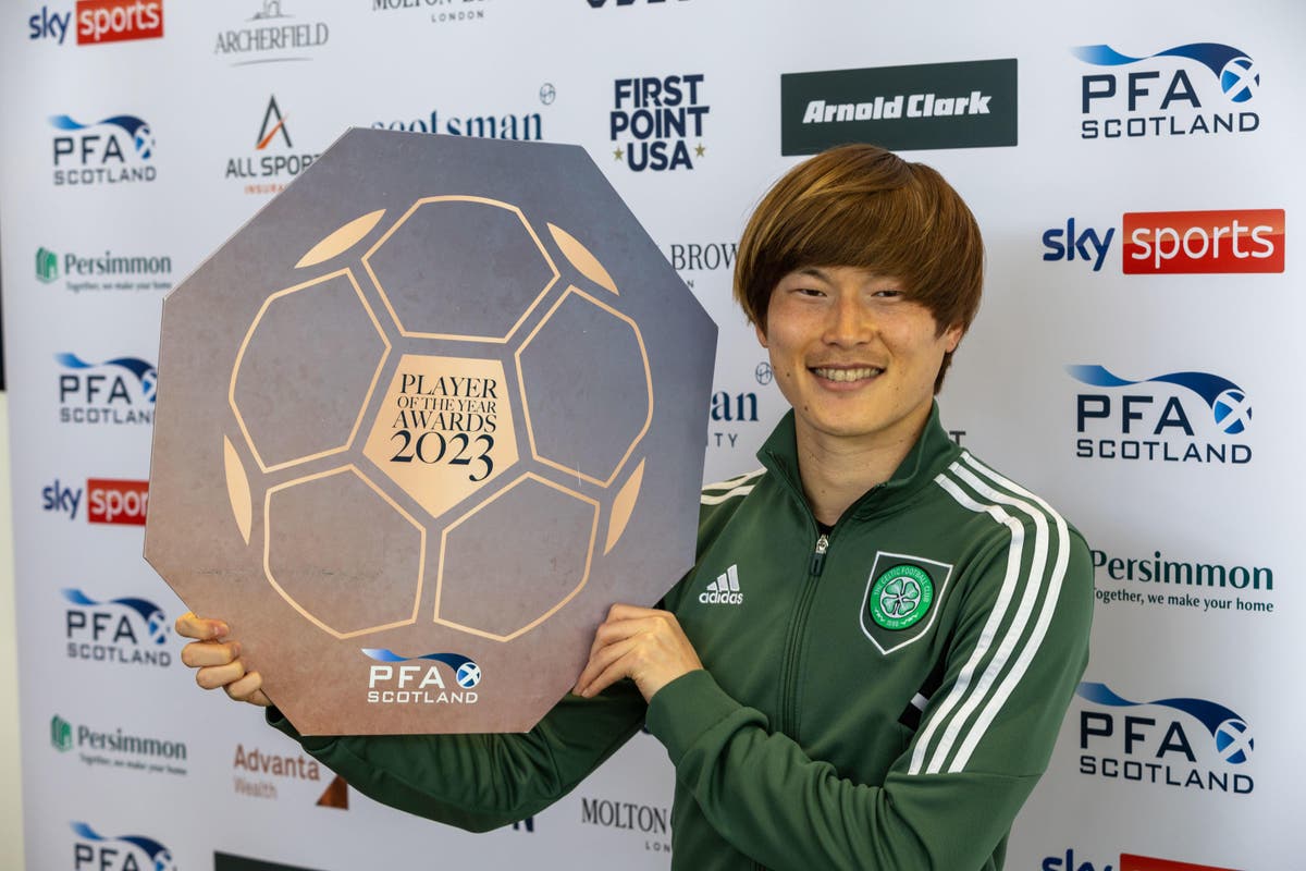 Celtic&rsquo;s Ange Postecoglou and Kyogo Furuhashi take top PFA Scotland awards