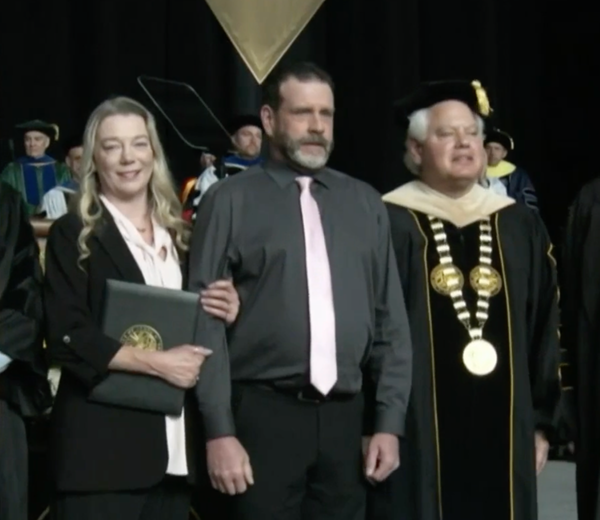 Idaho murder victims’ families accept posthumous degrees at graduation ceremony