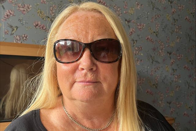 Linda Hansen said it was easier for her to get a bank statement or gas bill in an accessible format compared with getting private information from the NHS (handout/PA)