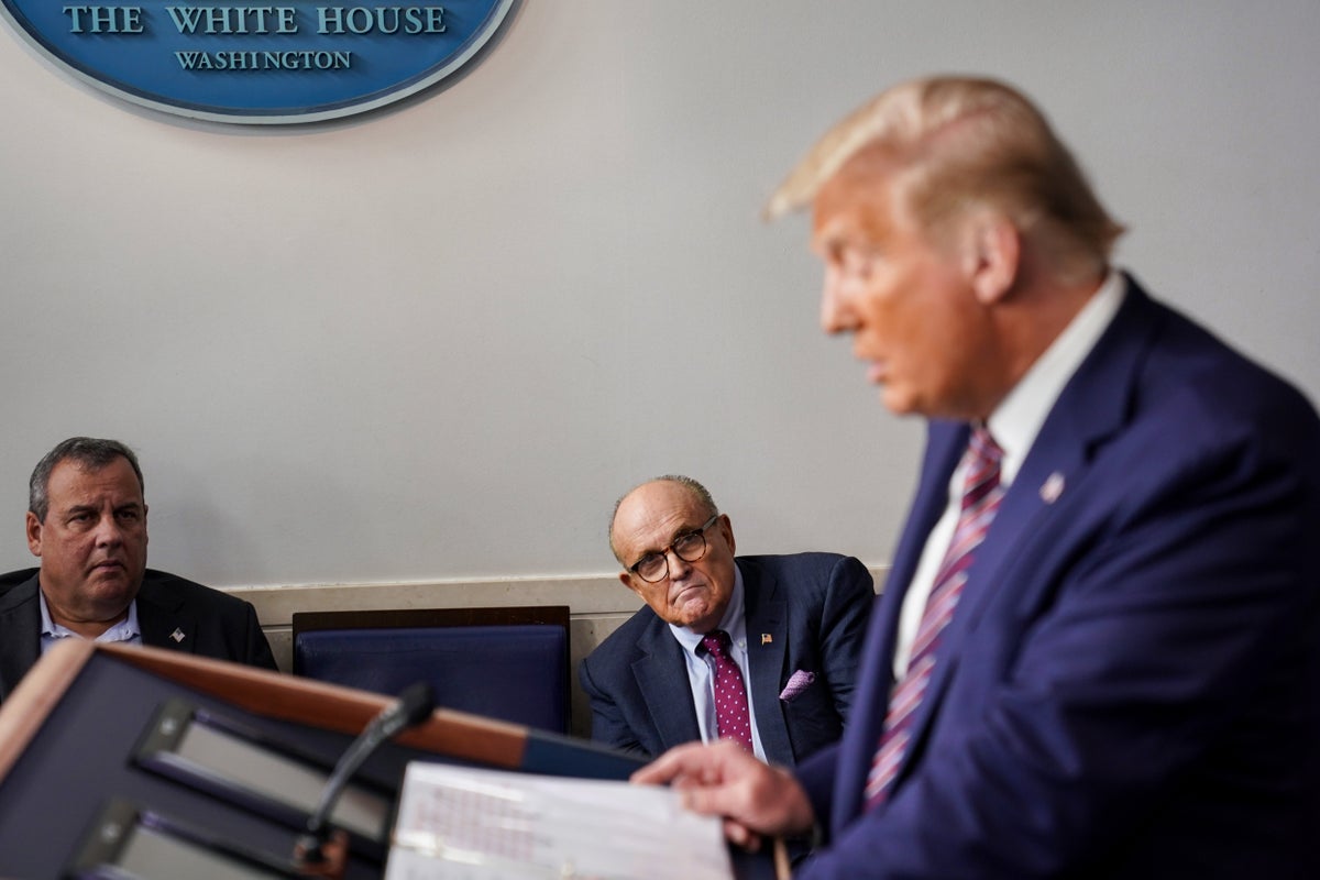 Trump news – live: Giuliani accused of pardon scheme as Trump rages at Russia probe after Durham report