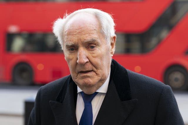 Sir Frederick Barclay is preparing to face the next round of a High Court fight over money with his ex-wife (Kirsty O’Connor/PA)
