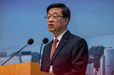 Hong Kong leader says China's sentencing of US citizen exposes national security threats