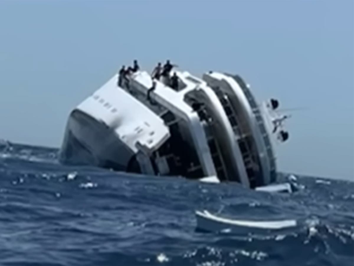 British holidaymaker describes ‘nightmare’ ordeal after 137ft yacht capsizes