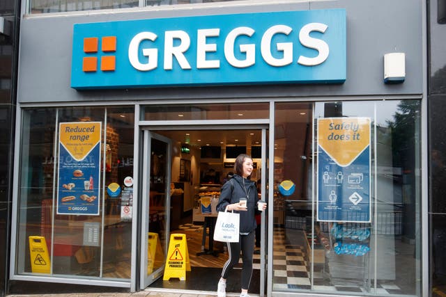 Bakery chain Greggs has revealed its sales surged by nearly a fifth over the year to date as its cheap meals remain “compelling” to cash-strapped consumers (Danny Lawson/PA)