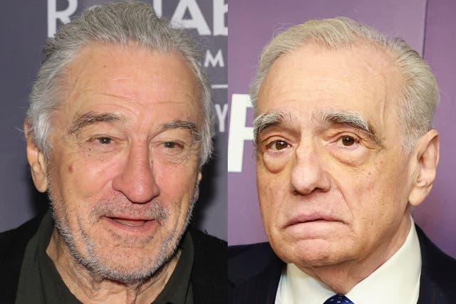 <p>Robert De Niro and Martin Scorsese</p>