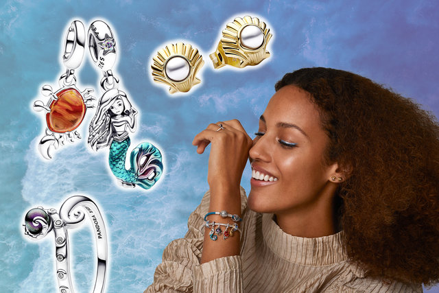 Pandora x Little Mermaid collection: Charms, rings and earrings