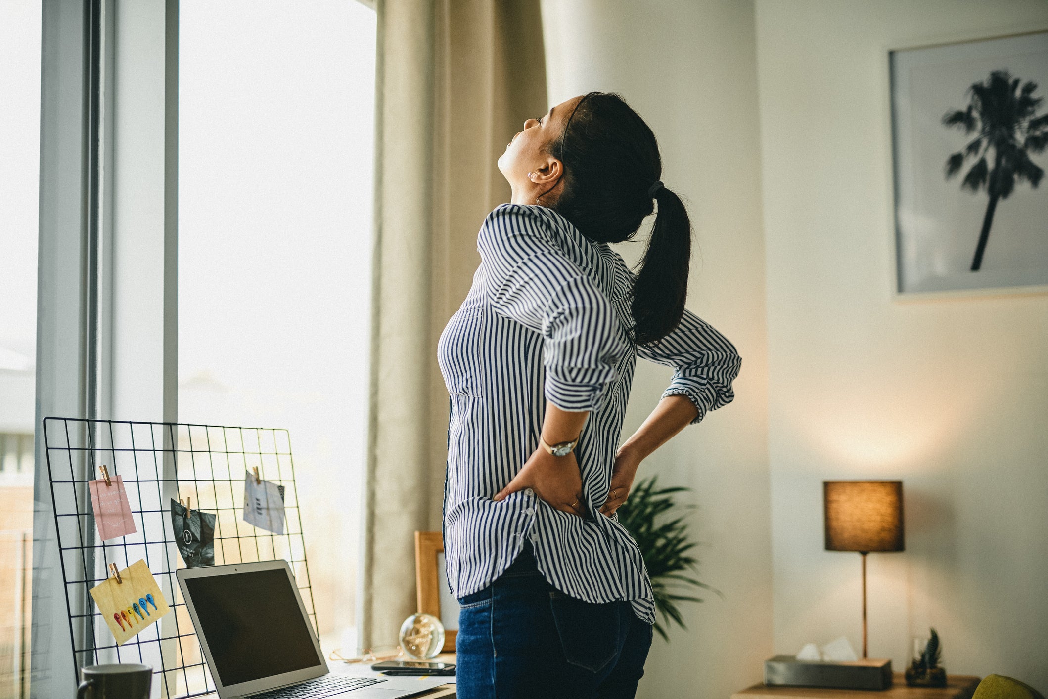 An increase in people having problems connected to their back and neck is driving the rise in long-term sick