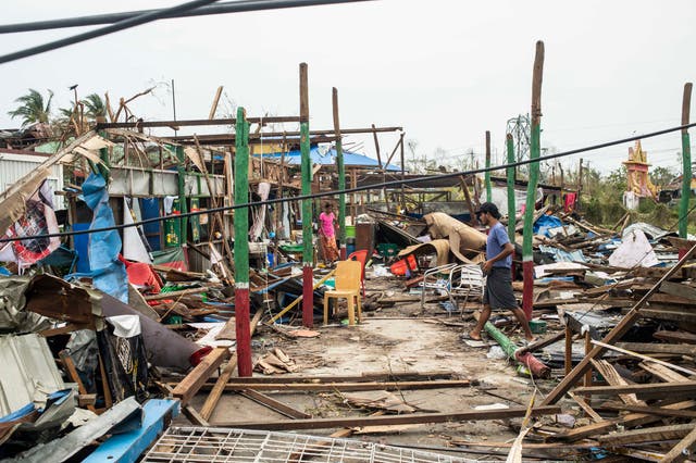 APTOPIX Myanmar Asia Cyclone