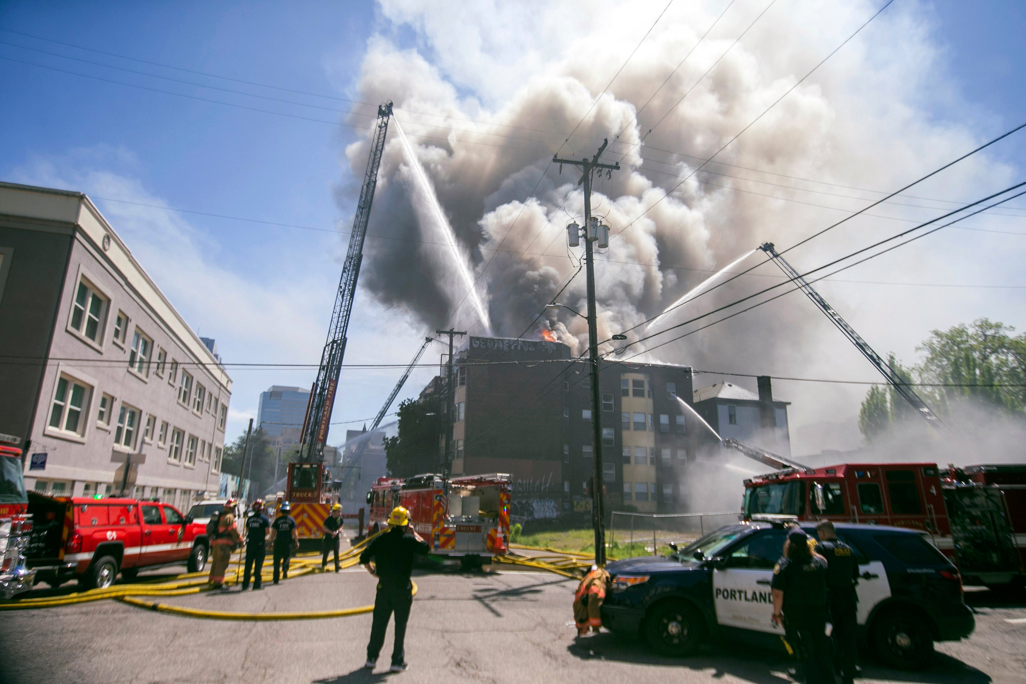 Portland-Apartment Fire