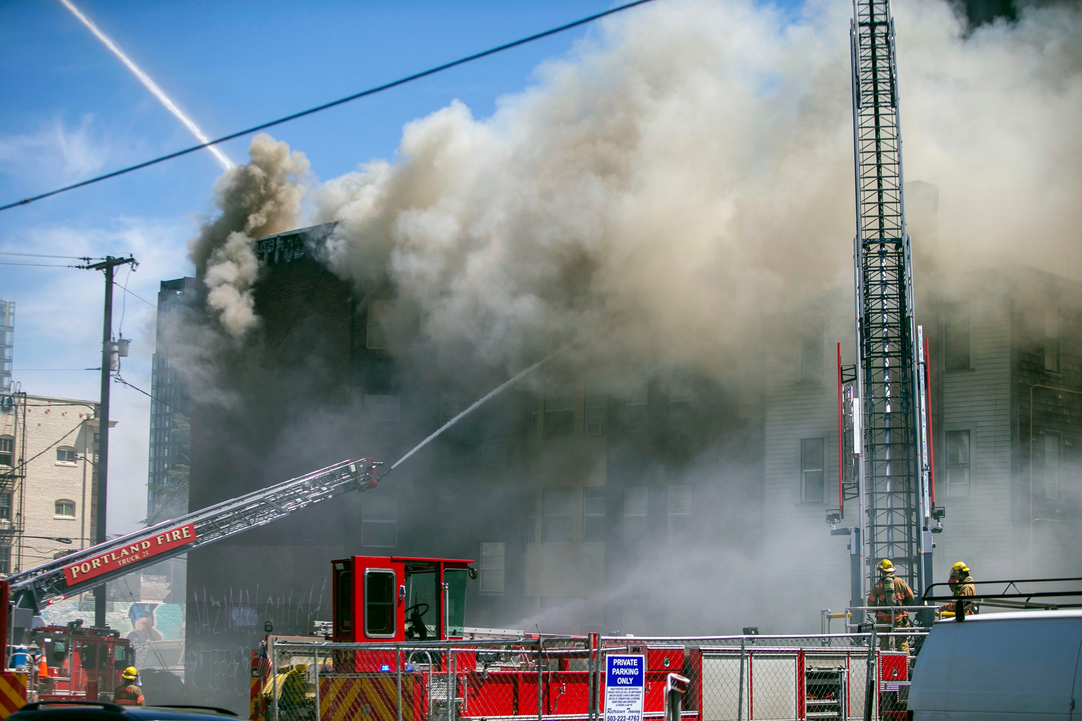 Portland-Apartment Fire