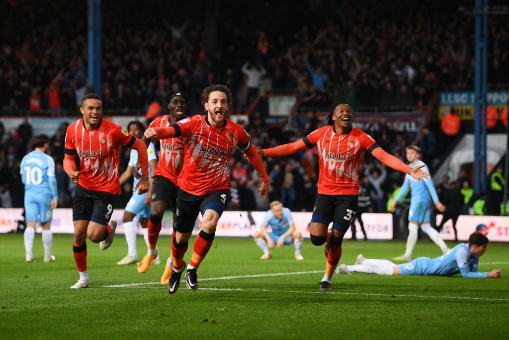 Luton Town one game from the Premier League after comeback win over ...