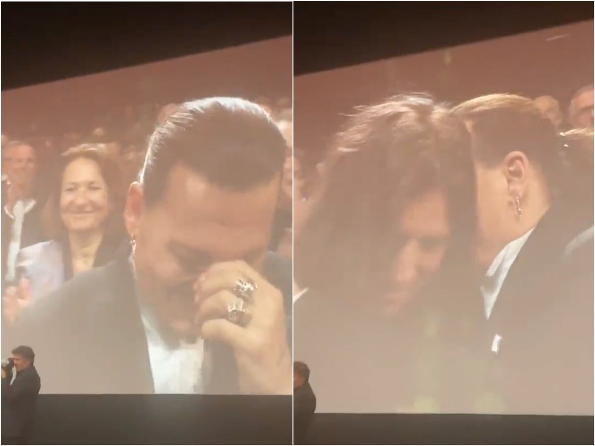 Johnny Depp 'tears up' as Jeanne du Barry receives seven-minute standing  ovation at Cannes 2023 | The Independent