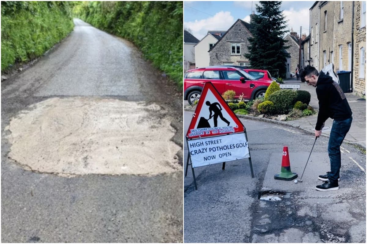 From Arnold Schwarzenegger to Rod Stewart: The pothole vigilantes who took road repairs into their own hands