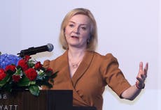 Former British Prime Minister Liz Truss warns of China threats during Taiwan visit