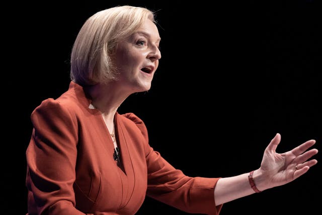 Former prime minister Liz Truss used a speech in Taiwan to warn of the fallout of any potential Chinese aggression (Stefan Rousseau/PA)