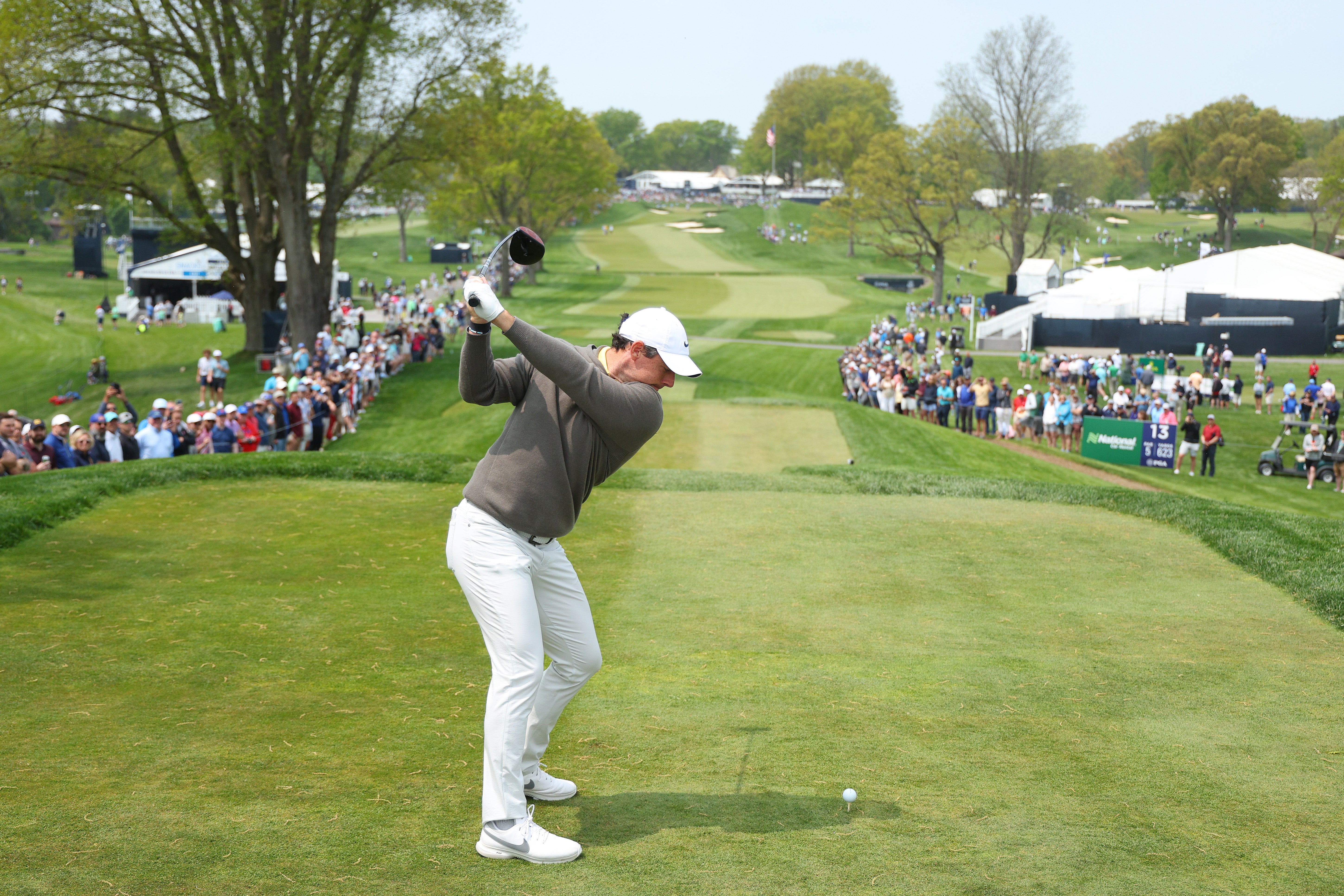 PGA Championship first round tee times and featured groups including Rory McIlroy and Bryson DeChambeau The Independent