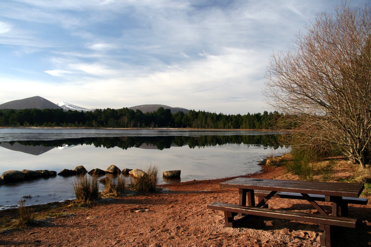 The waters of Loch Morlich