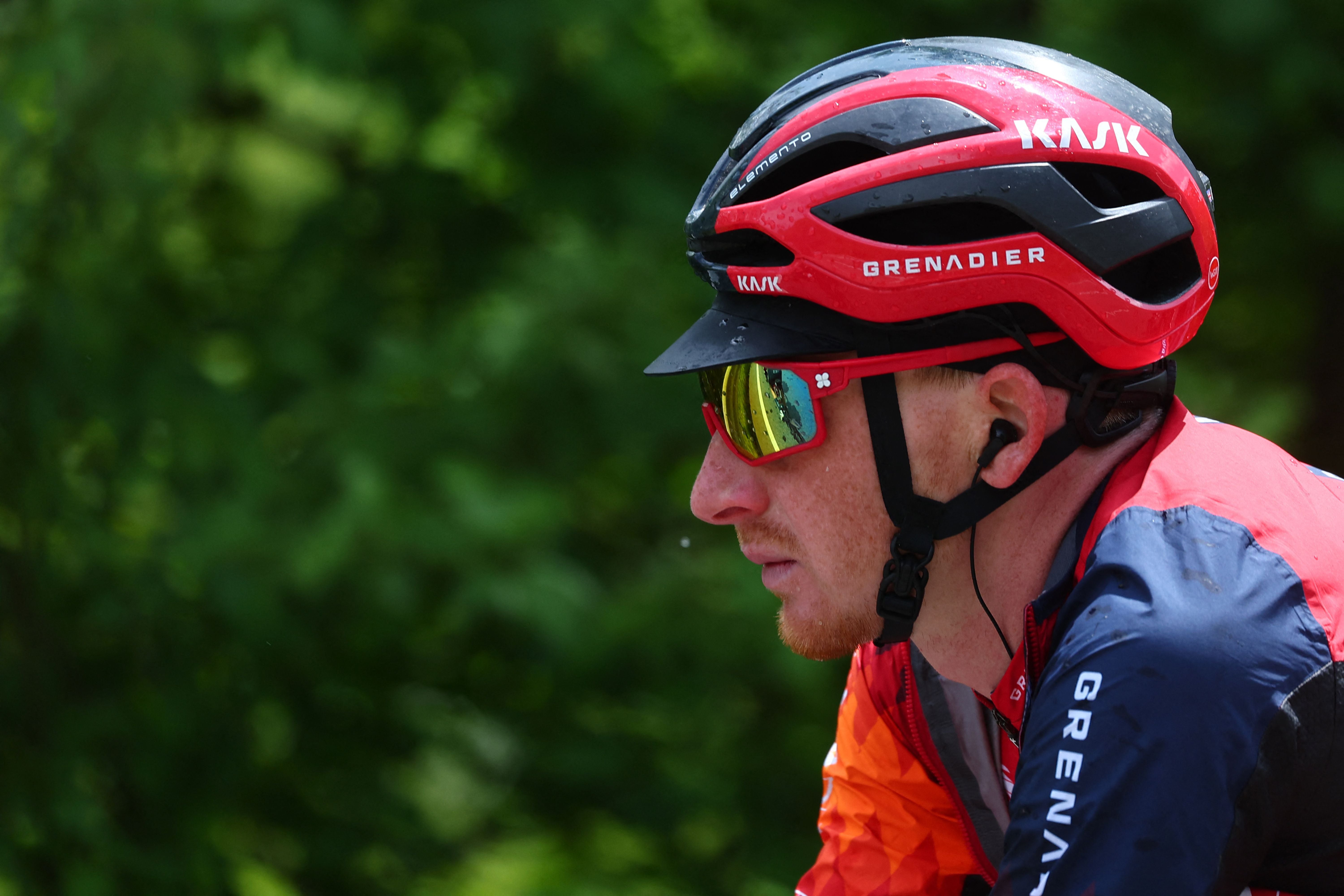 Tao Geoghegan Hart has been forced to abandon the Giro d’Italia
