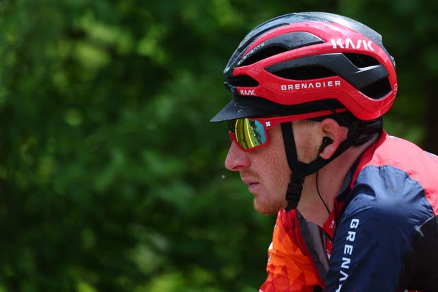 <p>Tao Geoghegan Hart has been forced to abandon the Giro d’Italia </p>