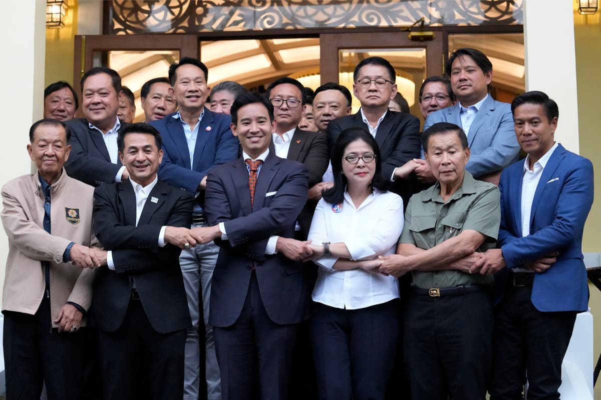 Thailand’s Move Forward Party in talks with 5 other parties in attempt to form coalition government