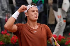 Holger Rune stuns Novak Djokovic in Italian Open upset