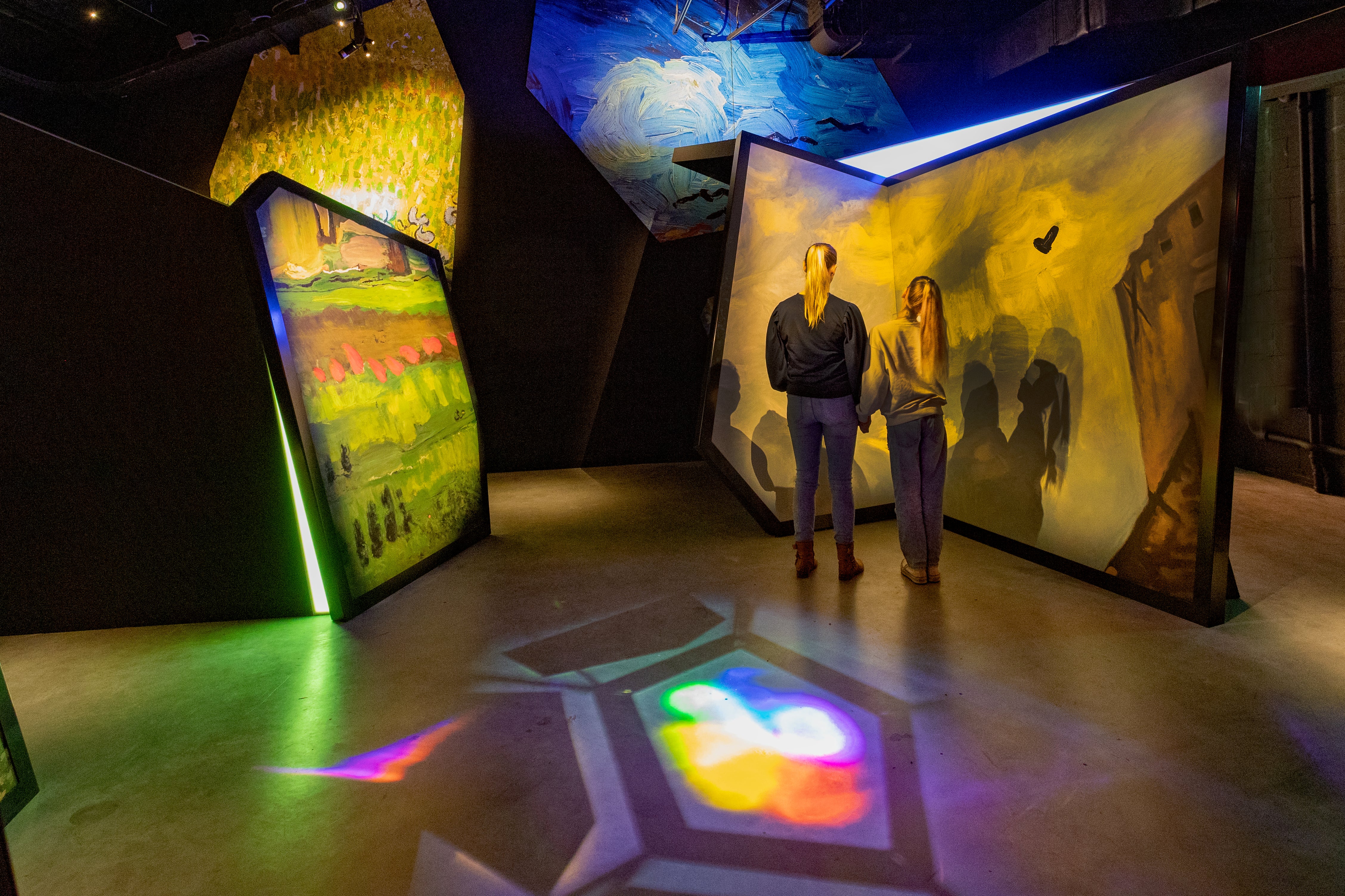 Inside the Van Gogh Village museum in Nuenen, which brings the art to life