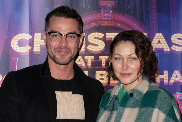 <p>Matt Willis and Emma Willis attend a performance of ‘The Muppet Christmas Carol in Concert’ at Royal Albert Hall on December 11, 2021</p>