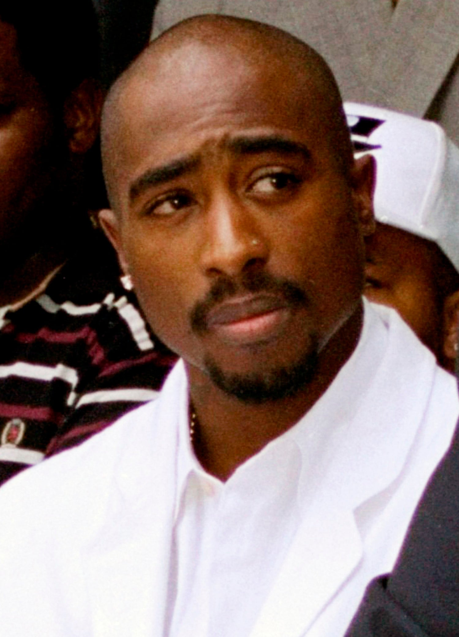 Tupac Shakur pictured in April 1996 – months before his murder