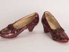 Man accused of stealing ‘Wizard of Oz’ ruby-red slippers in 2005 indicted by federal grand jury