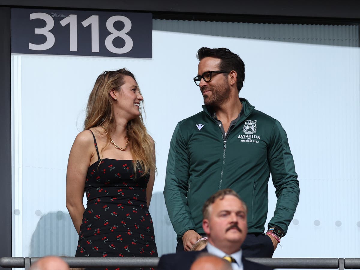 Ryan Reynolds jokingly told Wrexham player to &lsquo;put a shirt on&rsquo; around wife Blake Lively