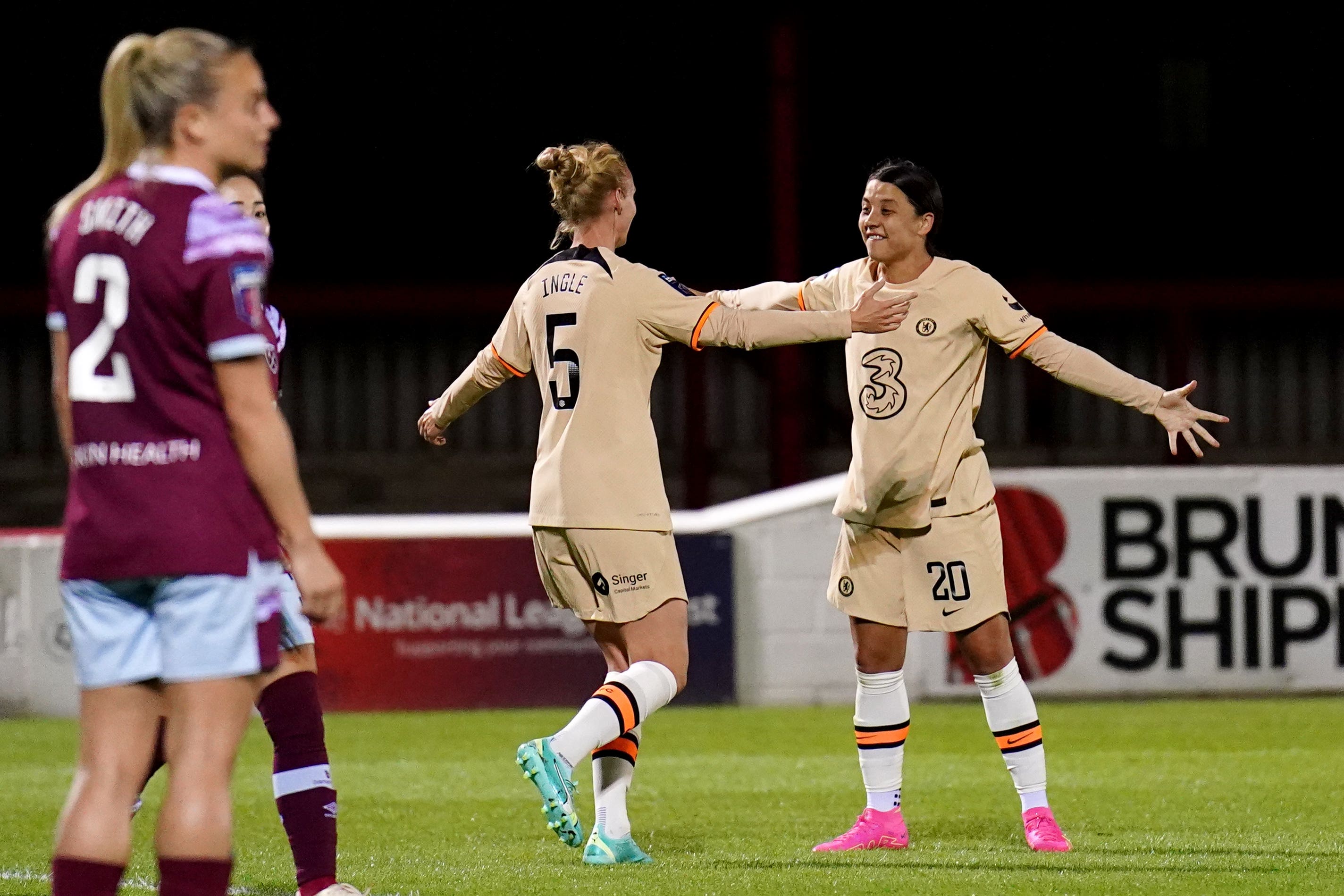 WSL: Arsenal 2 West Ham 1